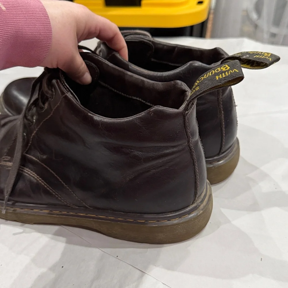 Dr. Martens Dark Brown Leather Chukka Boots